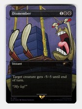 MTG: Dismember (Rainbow Foil) | Secret Lair Drop Series 7011 quase perfeito comprar usado MTG: Dismember (Rainbow Foil) | Secret Lair Drop Series 7011 quase perfeito comprar usado  Enviando para Brazil