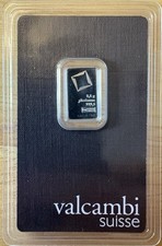 Valcambi genuine platinum for sale  DUDLEY