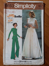 Simplicity jiffyknits dress for sale  TINTAGEL