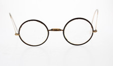 Óculos vintage Windsor ouro 10k preto armação de arame redondo década de 1920 John Lennon comprar usado  Enviando para Brazil
