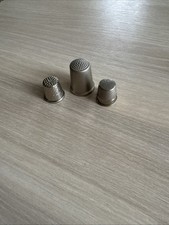 Silver coloured thimbles for sale  ROCHDALE
