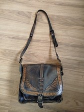 Torba skórzana na ramię Vintage Brązowa, używany na sprzedaż  PL