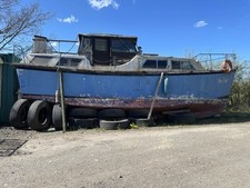 Beautiful blue boat for sale  SHEFFIELD