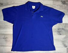 Usado, Camisa polo masculina manga curta azul Lacoste tamanho 5 / G comprar usado  Enviando para Brazil