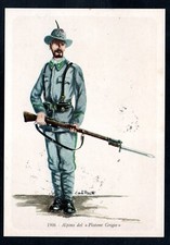 Cartolina 1906 alpino usato  Candelo