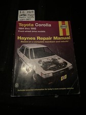 Haynes toyota corolla for sale  Plano