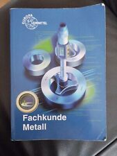 Fachkunde metall europa gebraucht kaufen  Stuttgart