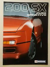 Nissan 200 brochure for sale  BOURNE