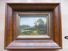 Landschaftsbild holz gemalt gebraucht kaufen  Dillingen a.d.Donau