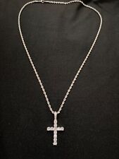 Collana croce 20x12mm usato  Monserrato