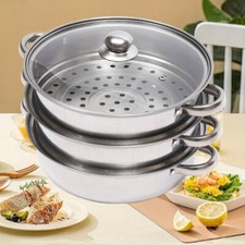 4pcs steamer cooker for sale  BIRMINGHAM