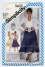 Simplicity 5607 gunne for sale  USA