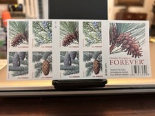 Livro de 20 Selos USPS Forever HOLIDAY EVERGREENS 2015 Series -ESTADO PERFEITO FV $15.60, usado comprar usado  Enviando para Brazil