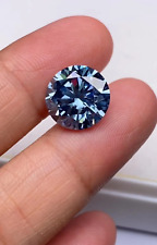 Usado, AAA+ 1 quilate corte redondo diamante azul solto grau VVS1 D pedra preciosa presente grátis comprar usado  Enviando para Brazil