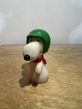 Boneco 1966 Vintage Snoopy "Flying Ace" Soft Squeezable 2 1/2" - Chapéu Verde #215 comprar usado  Enviando para Brazil