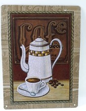 Blechschild gewölbt cafe gebraucht kaufen  Frohburg