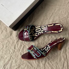 Mules femininas de salto gatinho Marc by Marc Jacobs Y2K EUA 7 Reino Unido 5 comprar usado  Enviando para Brazil