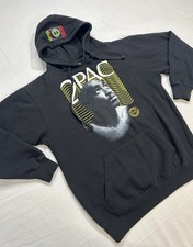 Moletom com capuz vintage estilo Wu Wear masculino Y2K Tupac Shakur tamanho P cores cruzadas comprar usado  Enviando para Brazil