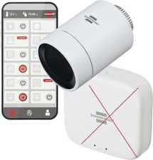 Termostat grzejnikowy Brennstuhl Connect Zigbee HT CZ 01 (aplikacja, inteligentny dom) biały, używany na sprzedaż  PL
