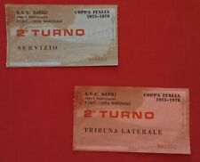 Lotto biglietti calcio usato  Caserta