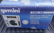 Leitor de CD DJ profissional Gemini CDJ-10 limpo na caixa + manual comprar usado  Enviando para Brazil