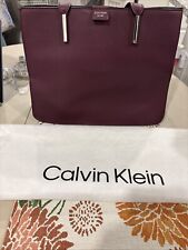 Sacola tote Calvin Klein ameixa, usado comprar usado  Enviando para Brazil