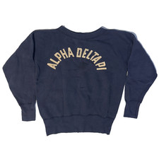 Usado, Moletom 1950's Champion Processed Sportswear Running Man Alpha Delta Pi - M comprar usado  Enviando para Brazil