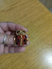 Cute rhinestoned ladybird for sale  DERBY
