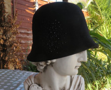 Black wool vintage for sale  SOUTHSEA