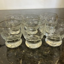 Set vintage etched for sale  LEEDS
