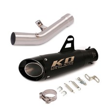 Silenciador para Suzuki GSX650F GSF650 GSF1250 preto tubo de escape médio 51mm, usado comprar usado Silenciador para Suzuki GSX650F GSF650 GSF1250 preto tubo de escape médio 51mm, usado comprar usado  Enviando para Brazil