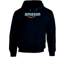 Moletom com capuz logotipo azul claro Amazon, usado comprar usado  Enviando para Brazil