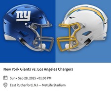 Giants los angeles for sale  New York