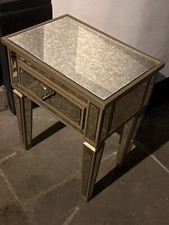 Mirrored bedside table for sale  LONDON
