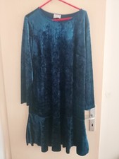 Dunkelblaues samtkleid pannesa gebraucht kaufen  Bad Liebenwerda