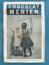 Ancien dépliant publicitaire d'occasion  France