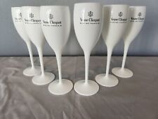 Veuve Clicquot Flautas de Champanhe Acrílicas para Festa de Despedida de Solteira Branca x 6 Novas comprar usado  Enviando para Brazil