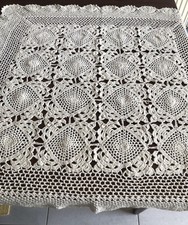 Vintage cream crochet for sale  TELFORD