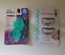 Chupetas Philips Avent Green Super Soothie 3 meses + e Nanobebe Flexy 0-3 meses, usado comprar usado  Enviando para Brazil