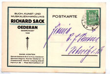Cartão postal Oederan Musical Instrument Store 1926 Richard Sack comprar usado  Enviando para Brazil