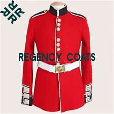 Novo uniforme militar masculino de lã vermelha, túnica uniforme de guarda escocês britânico comprar usado  Enviando para Brazil