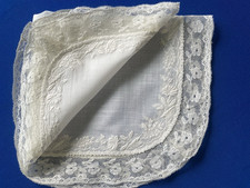 Ancien mouchoir mariage d'occasion  Briare