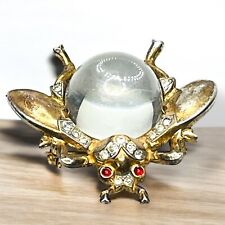 Antigo Broche anos 40 Crown Trifari geléia esterlina barriga mosca inseto Alfred Philippe comprar usado  Enviando para Brazil