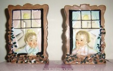 Conjunto adorável antigo vintage de 2 decoração de quarto de bebê menino menina Japão comprar usado  Enviando para Brazil