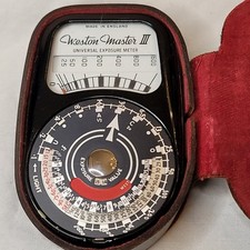 Weston master exposure for sale  BACUP