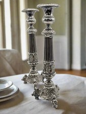 Pair antique silverplate for sale  King and Queen Court House
