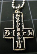 Colar Black Sabbath Gótico Cruz Invertida NOVO Ozzy Vintage Pingente Gótico Malvado comprar usado  Enviando para Brazil