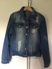 Girls denim jacket for sale  STOWMARKET
