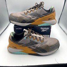 Tênis de trabalho Reebok Nano X1 Adventure RB3482 masculino EUA 10,5 W cinza preto, usado comprar usado  Enviando para Brazil