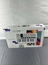 Arturia MiniLab 3 25-Note Teclado MIDI Compacto e Controlador Pad, Branco, usado comprar usado  Enviando para Brazil